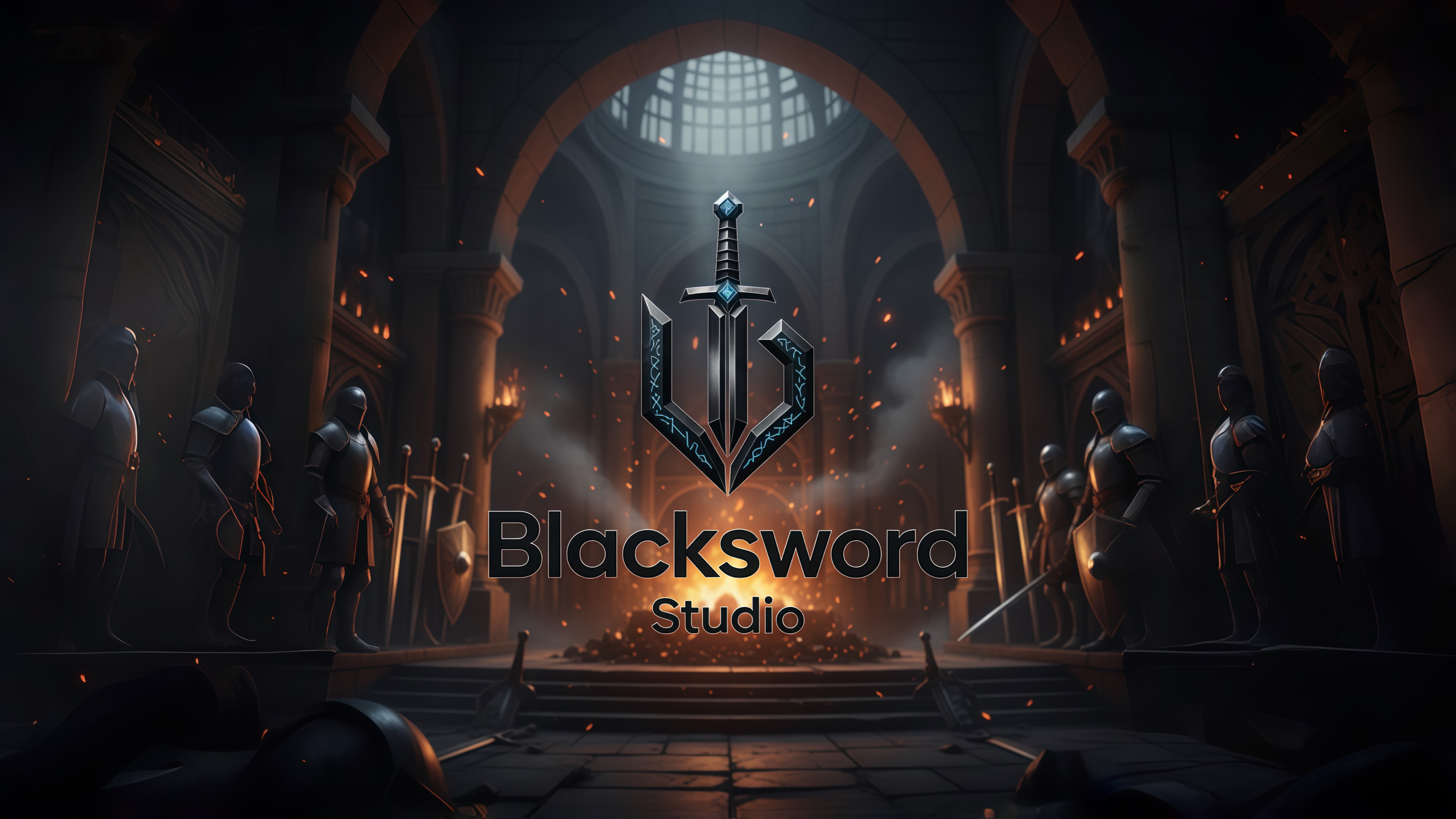 Blacksword Studio working on a project